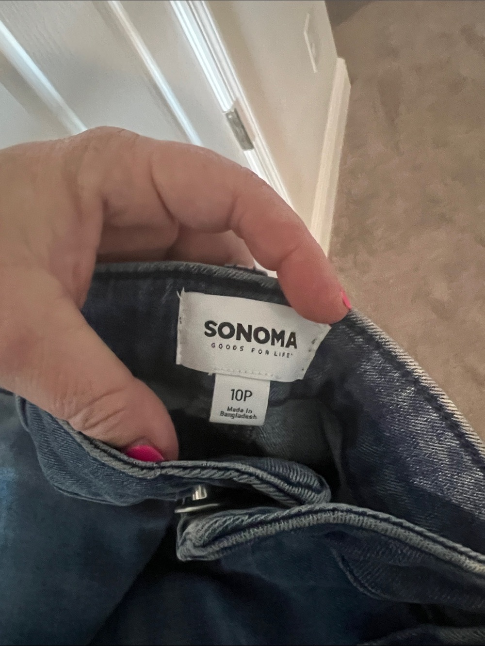 Sonoma Mid Rise Bootcut Jeans in Blue - Picture 3 of 6